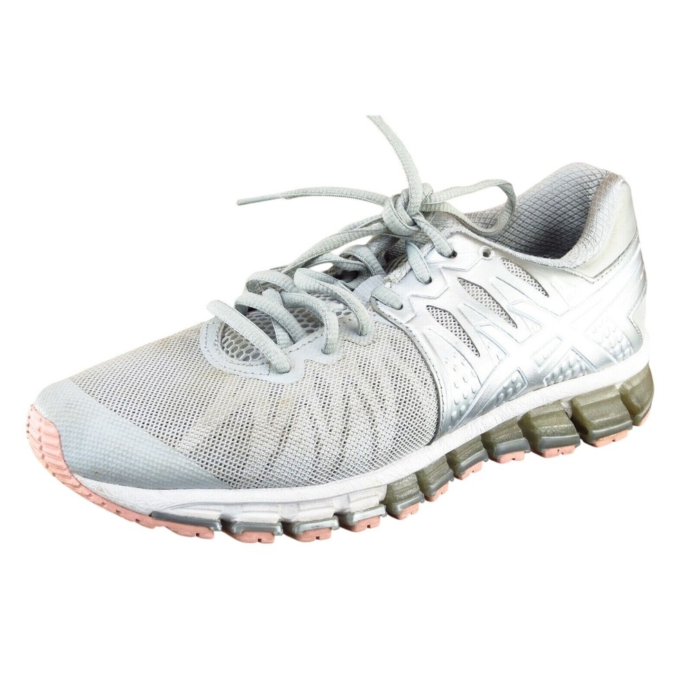 ASICS Women Size 8 M Gray Running Mesh S660j